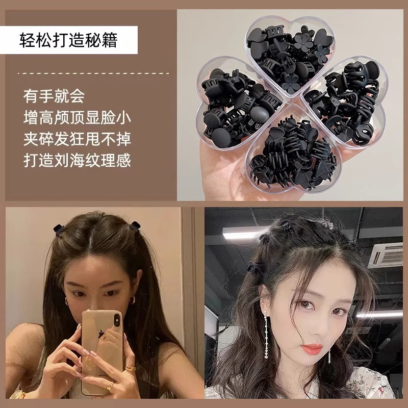 Cabeza de princesa sensación alta pequeña abrazadera de agarre lateral de la mujer frisa temperamento broche broche pequeña broche tocado