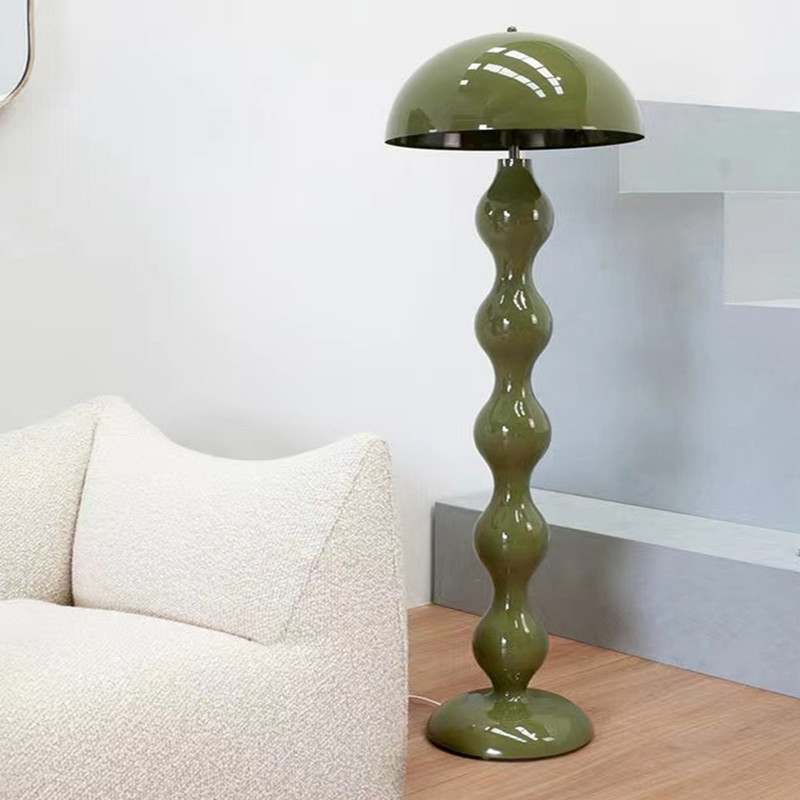 Nordic simple Chinese style mushroom floor lamp cream style living room sofa side Exhibition Hall designer decorative lamps Nordic simple Chinese style mushroom floor lamp cream style living room sofa side Exhibition Hall designer decorative lamps
