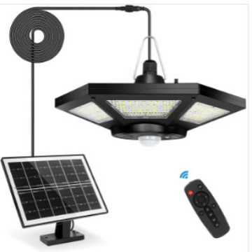 Nuevas luces solares LED para exteriores, luces de patio 4+1, luces de garaje tipo dividido, luces de calle para interiores y exteriores