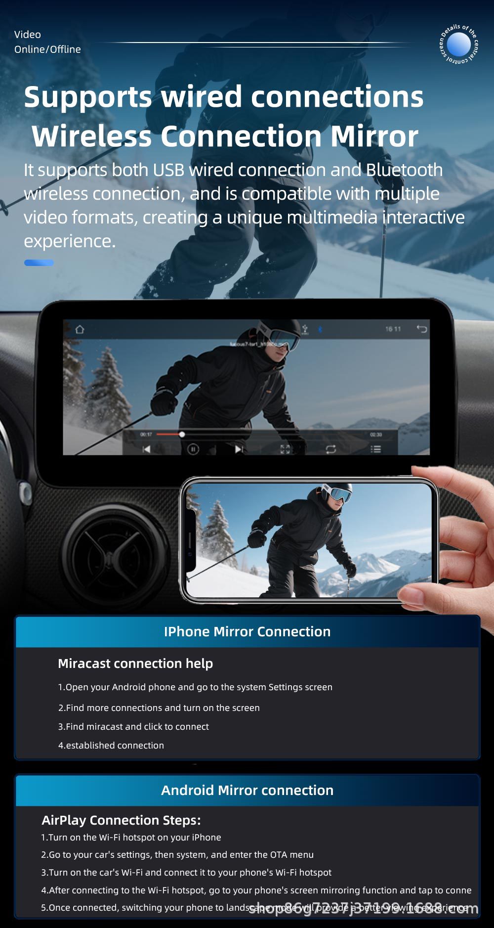 12.3inch Suitable for Mercedes-Benz Gla X156 C117 W176 Gps Car Navigation Bluetooth Player Navigation One