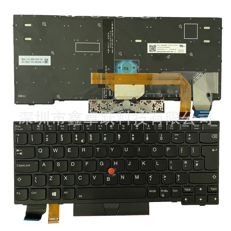 Applicable to UK Thinkpad Lenovo X280 A285 YOGA X390 X395 X13 L13 Gen 2 key Applicable to UK Thinkpad Lenovo X280 A285 YOGA X390 X395 X13 L13 Gen 2 key