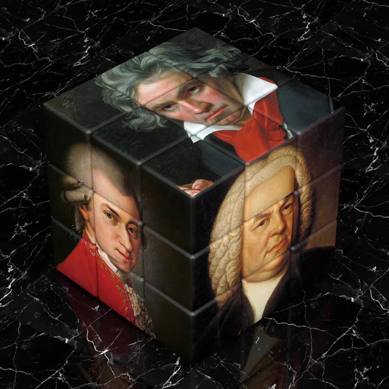 Marx Ma Zheche científico de tercer nivel creativo uv cubo de rubic juguetes de enseñanza alrededor de los estudiantes regalos de acertijo
