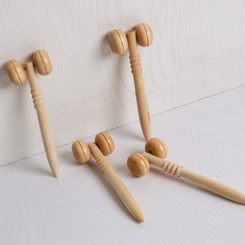 Manufacturer wholesale wooden massage device Face and nose chin…