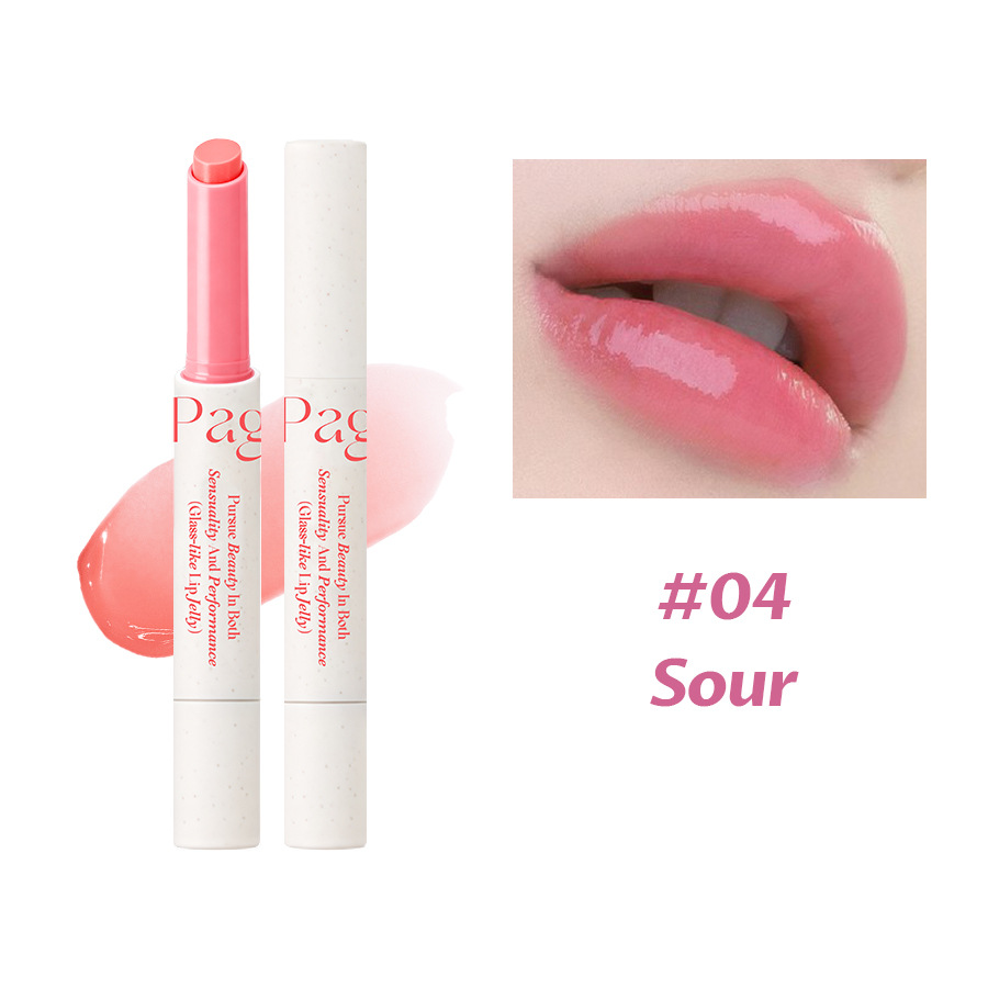 Cross-border PAGE VINE Lipstick transparente con brillo de agua, labios brillantes, maquillaje perlado, no es fácil de descolorar y blanquear. image 9