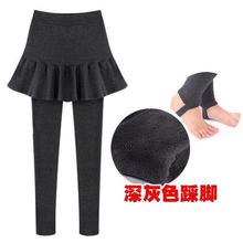 秋冬假两件12棉裤13初中生14中学生加绒加厚岁女孩15外穿打底裤16