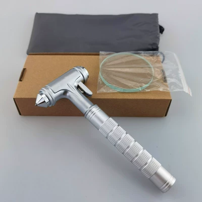 Hammer Metal Window Breaker Car: Qəza çəkici - km48-upgraded-gold-steel-man-tungsten-steel-hammer-silver