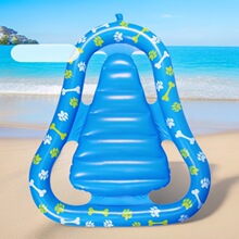 现货 PVC充气宠物水床垫 狗狗水上漂浮床 宠物戏水浮排 充气浮床