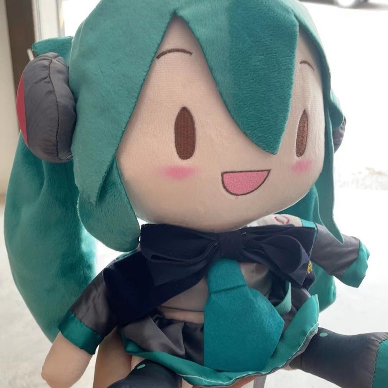 正版同款现货初音未来玩偶抱枕经典深海毛绒fufu玩偶公仔摆件礼物|undefined