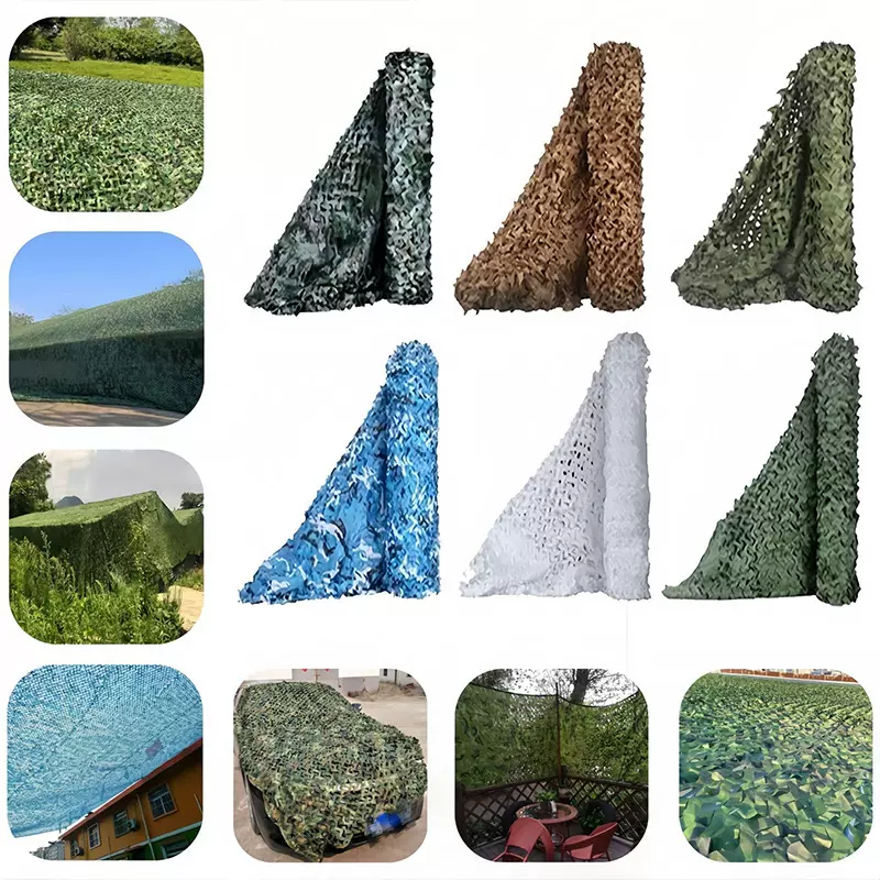 工厂定制防航拍伪装网山林防护迷彩网游戏主题装饰网山体绿化网