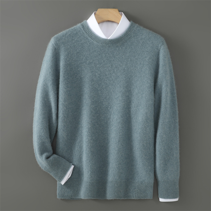 2026 Autumn and Winter New Solid Color Pullover Sweater, Loose Casual Versatile Knitwear, New Wool Sweater, Cross-Border Dropshipping