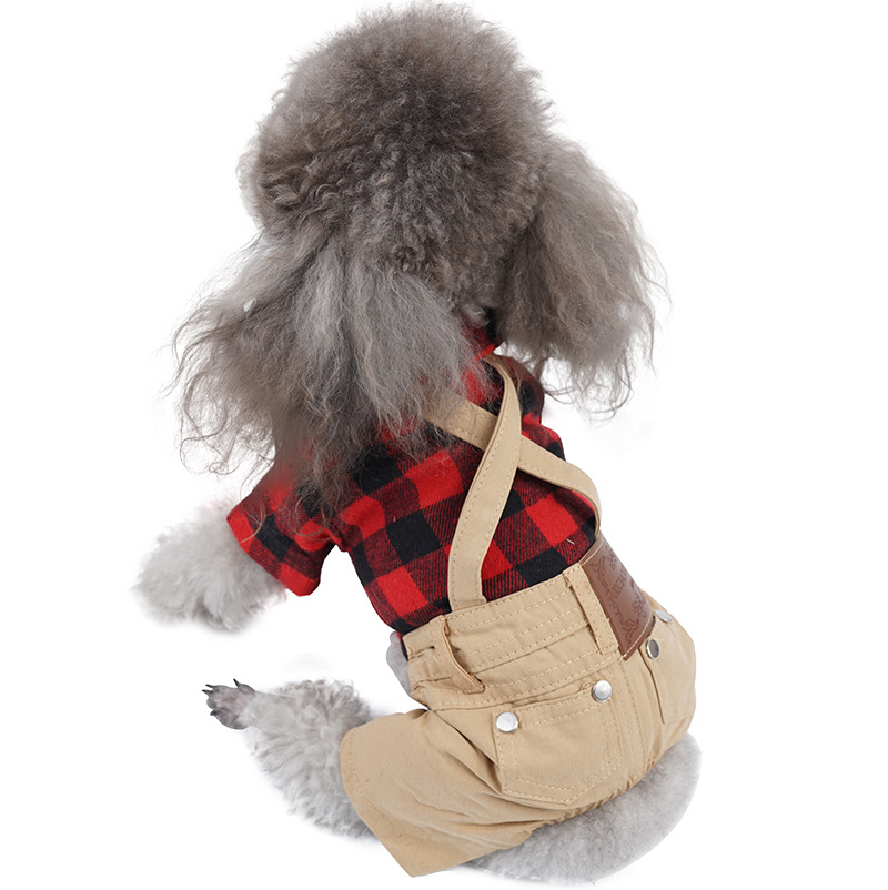 Cotton Four-Legged Spring and Autumn Bichon Thin Dog Clothes, Corgi and Teddy Wholesale Small Dog Summer Pet Clothes