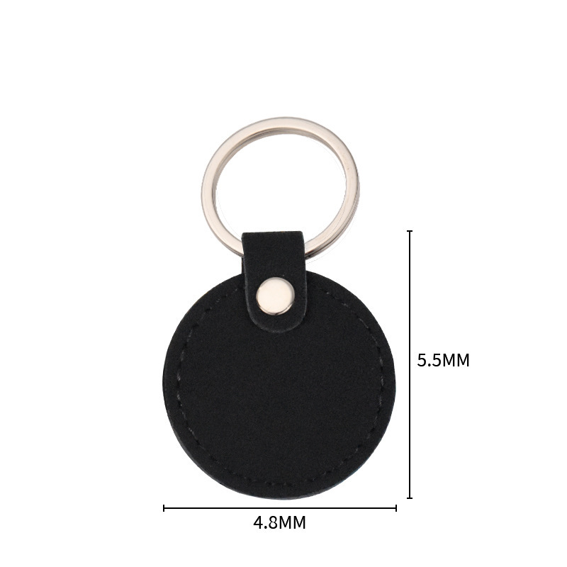 Amazon ベストセラー PU レザーキーホルダーシンプルなビジネス自動車クリエイティブ PU ラウンドレザーキーホルダーカーアクセサリー|undefined