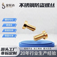 厂家直销黄铜圆柱头一字槽机螺栓 杯头开槽螺栓插座电器圆尾螺丝