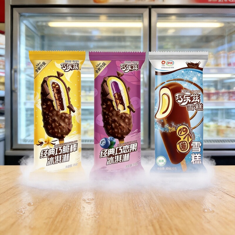 Qiaolezi Ice Cream Wholesale, Minimum Order of 20 Pieces, Mixed Flavors, Free Shipping
