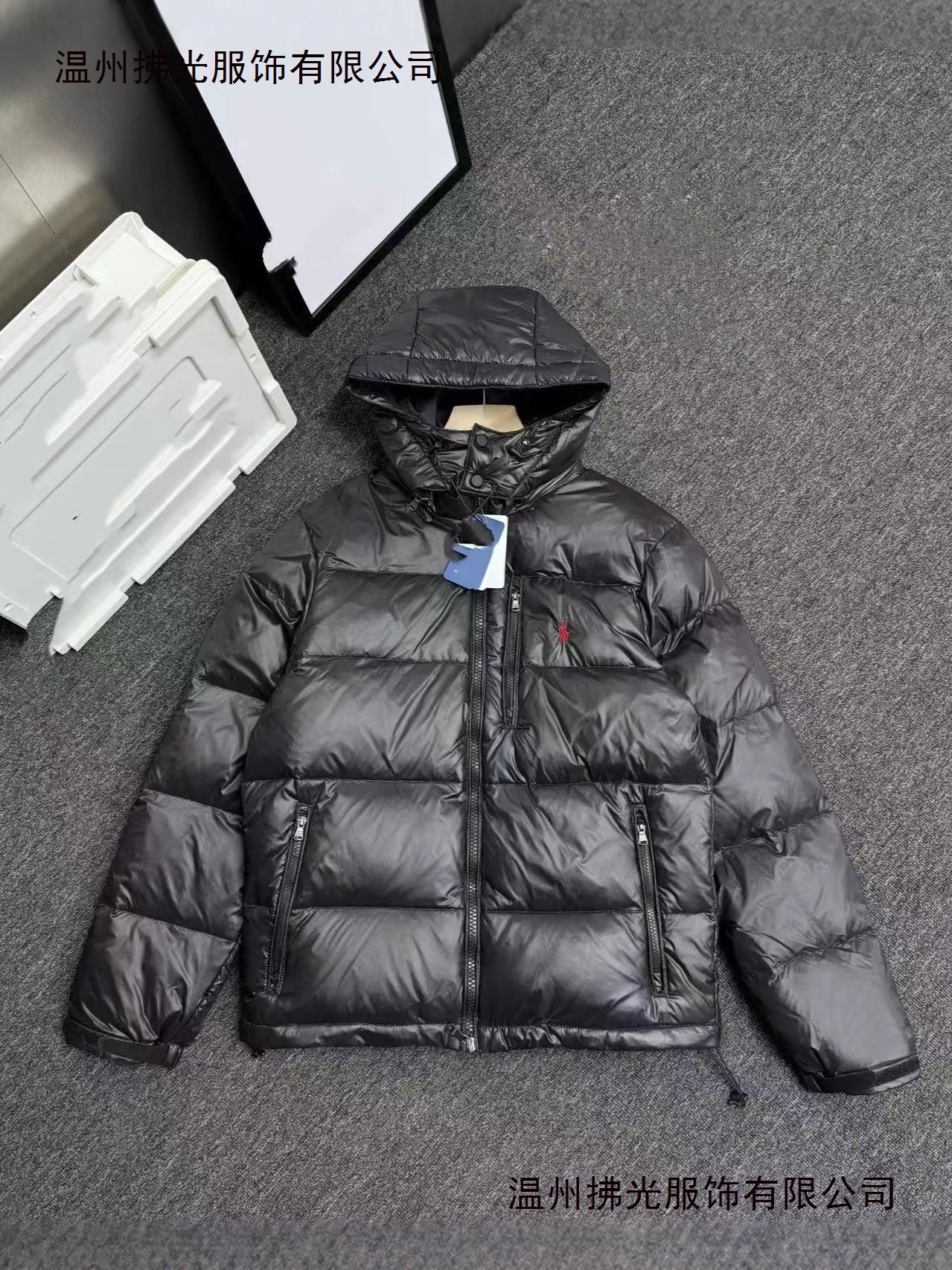 Ralph Lauren Kapüşonlu Uniseks Kürkü Ceket