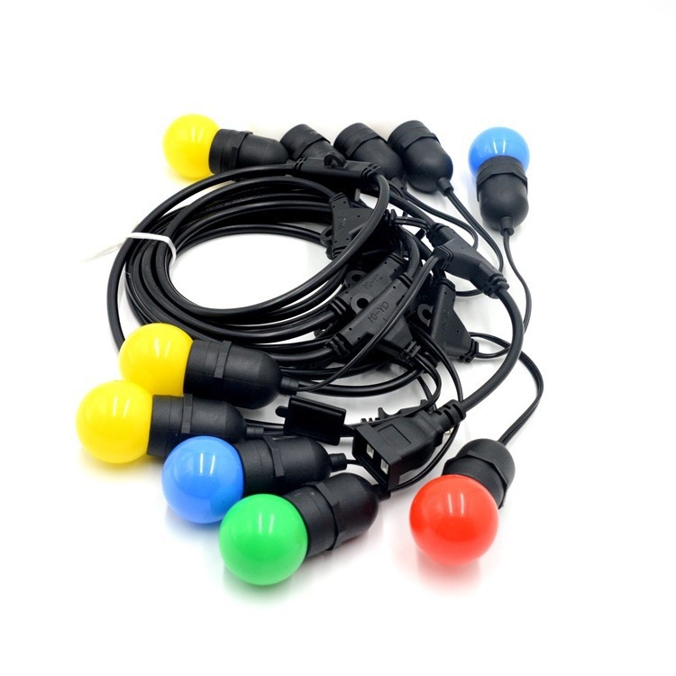 直销户外防水灯串线美式E27灯串圣诞节装饰电源线 美标吊灯电源线