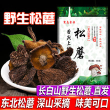 东北特产野生松蘑菇长白山松菇松蛾粘团子干货松茸牛肝菌松菇250g