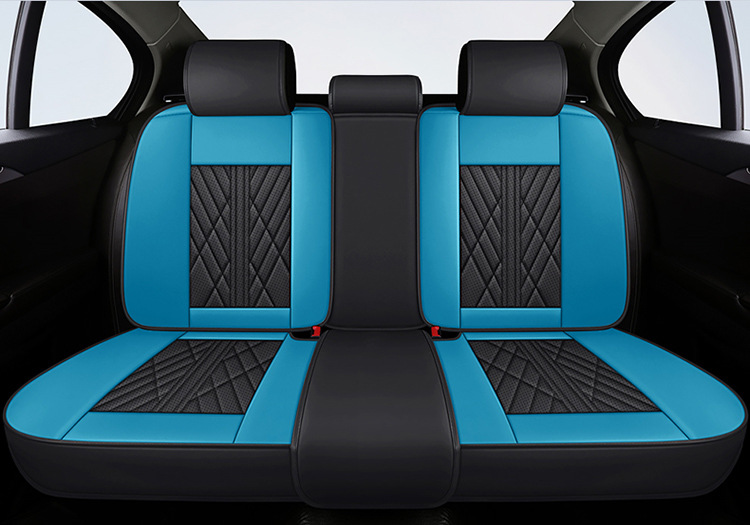 Car Cushion Four Seasons Universal Full Surrounding Special Seat Cover Autumn Breathable Perforated Leather Cartoon Goddess Car Cushion Cover