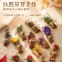 跨境圣诞节咖啡手工花肉桂