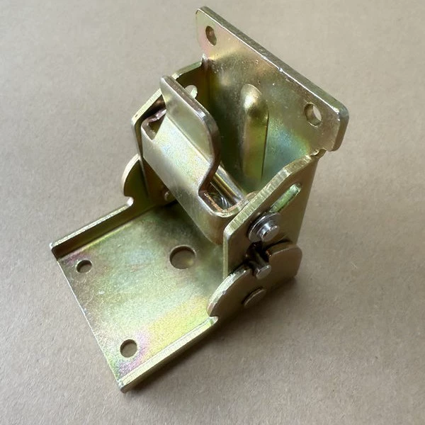 Coffee Table Folding Hinge - Invisible Furniture Hardware, 90° Self-Locking, MingZhan