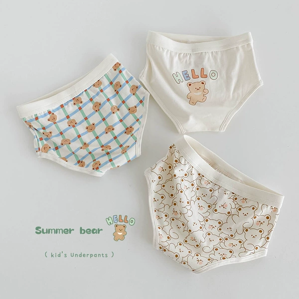 N124 Summer Bear Underpants Triangle