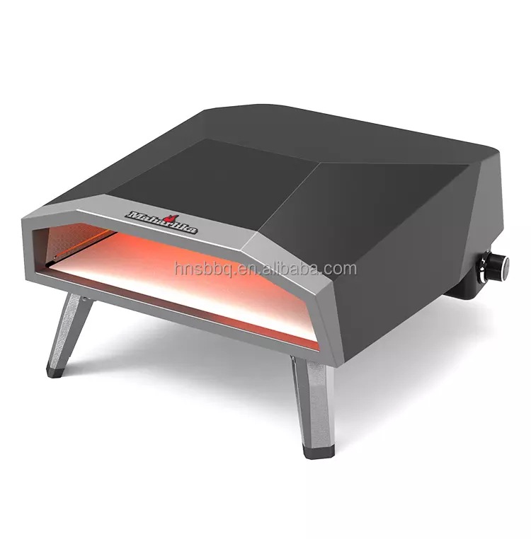 Nueva máquina de pizza de gas hogar portátil al aire libre horno patio móvil para hornear gas pizza estufa suministro