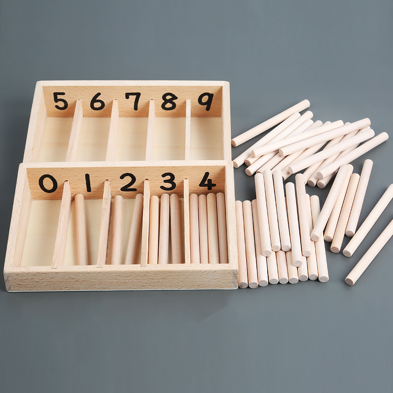 Material didáctico Montessori ropa familiar de madera Material didáctico Montessori ropa familiar caja de husillo Montessori Kindergarten