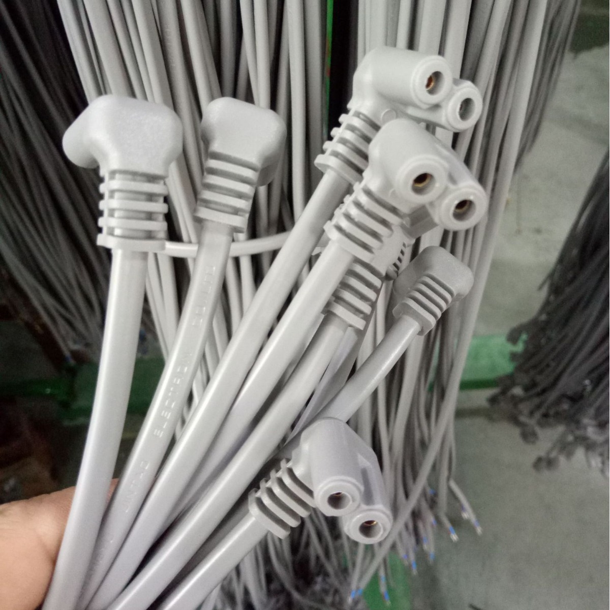 供应八字尾插头电源线弯头八字管电源线连接线八字尾插头线电线