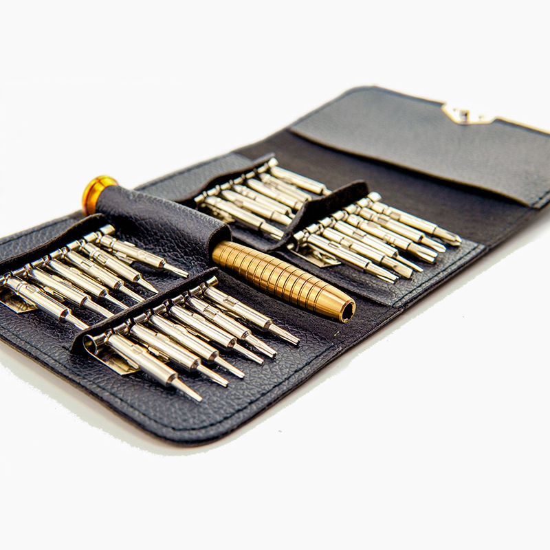 25-in-1 Multi-function Screwdriver Set, Universal Case for Apple iPhone and Laptop Disassembly and Repair Tools