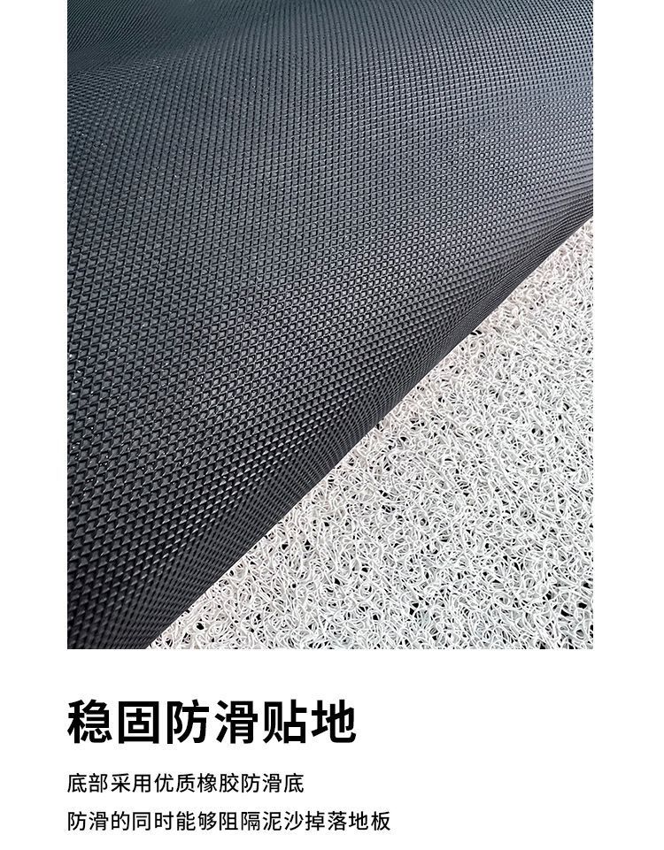 Cross-Border Hot-Selling Universal Car Floor Mats, Cuttable, Dirt-Resistant, Non-Slip, Easy to Clean, Dirt-Scraping Mats, Dropshipping
