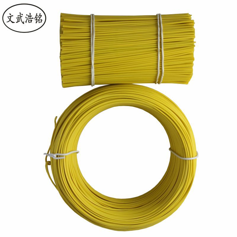 0.7扁铁丝 镀锌铁丝扎线 包塑铁线绑线带 扁铁芯包胶捆绑配件扎带