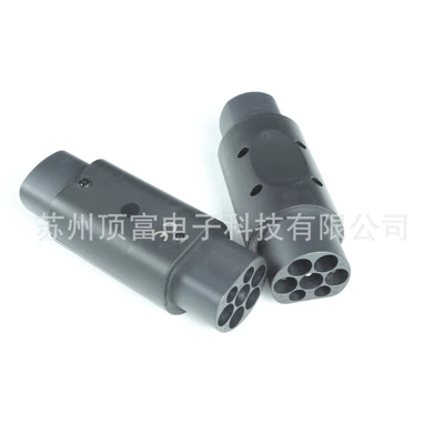 Hong Kong Tram GB to type2 European Standard Charging Gun Charging Pile Adapter tasla Port Car North to BYD (EV şarj adapterləri) - 32a-single-phase