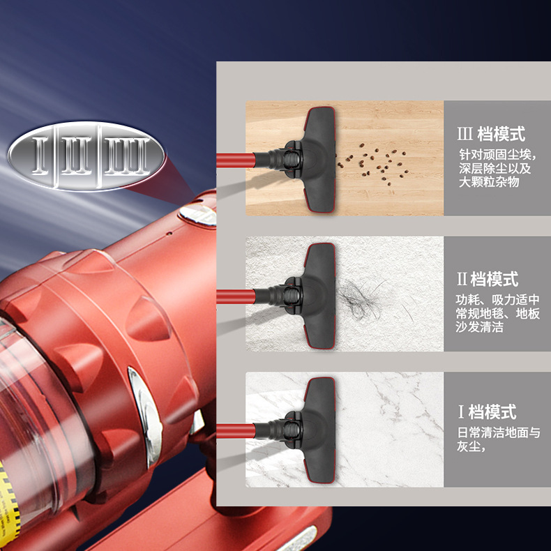 新款家用手持吸尘器 挂壁无线便携式吸尘机 大吸力家车两用吸尘器
