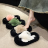 Keep warm demi-season slippers indoor platform, footwear, wholesale