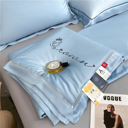 A-type Summer Modal Tencel Ice Cooling Silk Summer Cooling Blanket, Machine Washable Air Conditioning Blanket, Double Size, Machine Washable