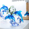 Creative cute table glossy jewelry for living room, decorations, new collection, dolphin, European style