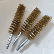 铜丝刷管道铜毛刷硬毛刷深孔烟囱管道除锈清理抛光打磨