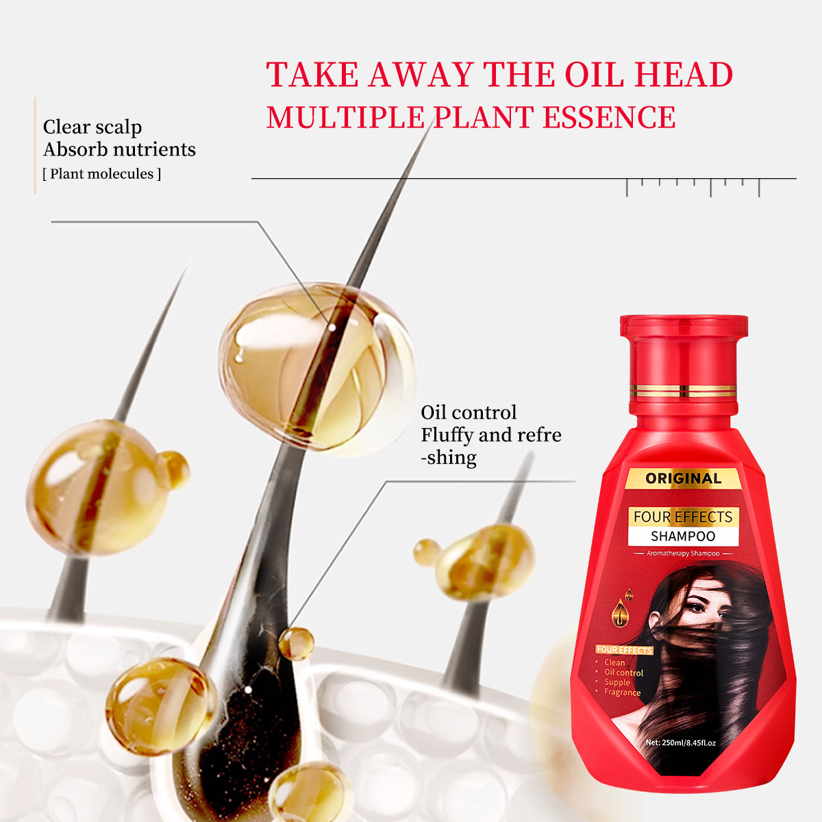 Fangbao FORMBO improve frizz refreshing shampoo 2 in 1 deep cleaning