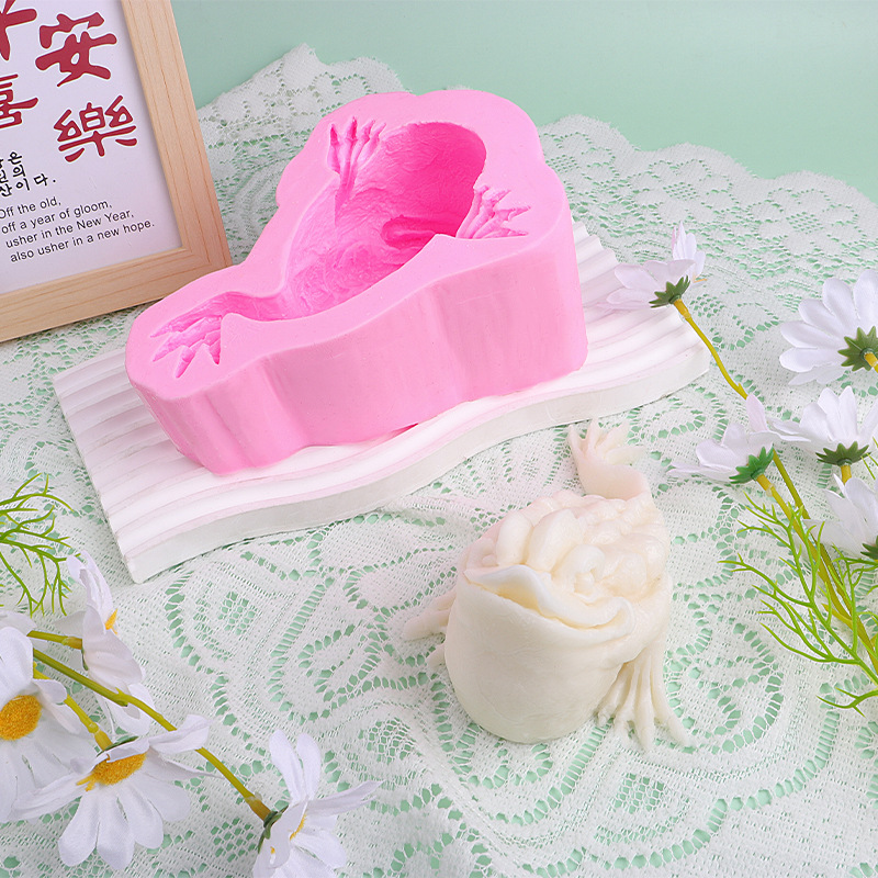 molde de pastel de tres patas molde de pastel de yeso molde de pastel molde de horneado de flip