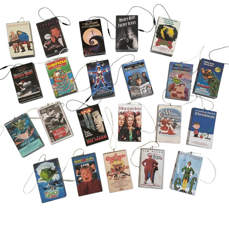 Cross-Border Mini Vhs Christmas Movie Ornament Mini Vhs Christmas Movie Ornament Cross-Border Mini Vhs Christmas Movie Ornament Mini Vhs Christmas Movie Ornament