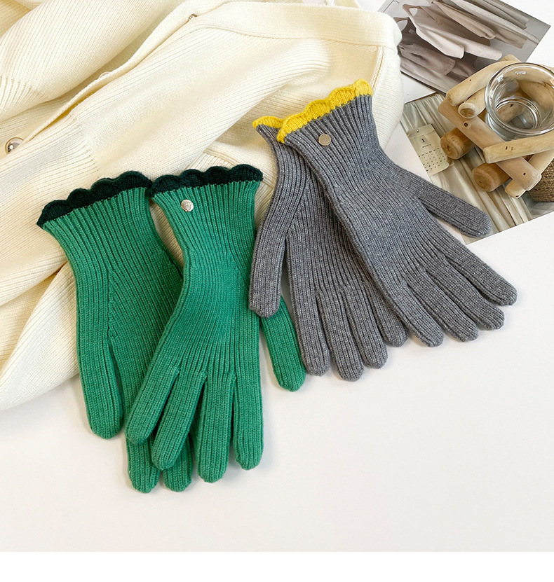 Gestrickte Handschuhe Für Damen Warme Winter-wollhandschuhe_voghion.com