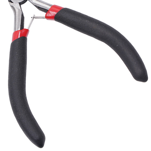 Toothed Tip Pliers Jewelry DIY Clamping Pliers Round Nose Pliers Bead Cutting Pliers 4.5 inch Multi-functional