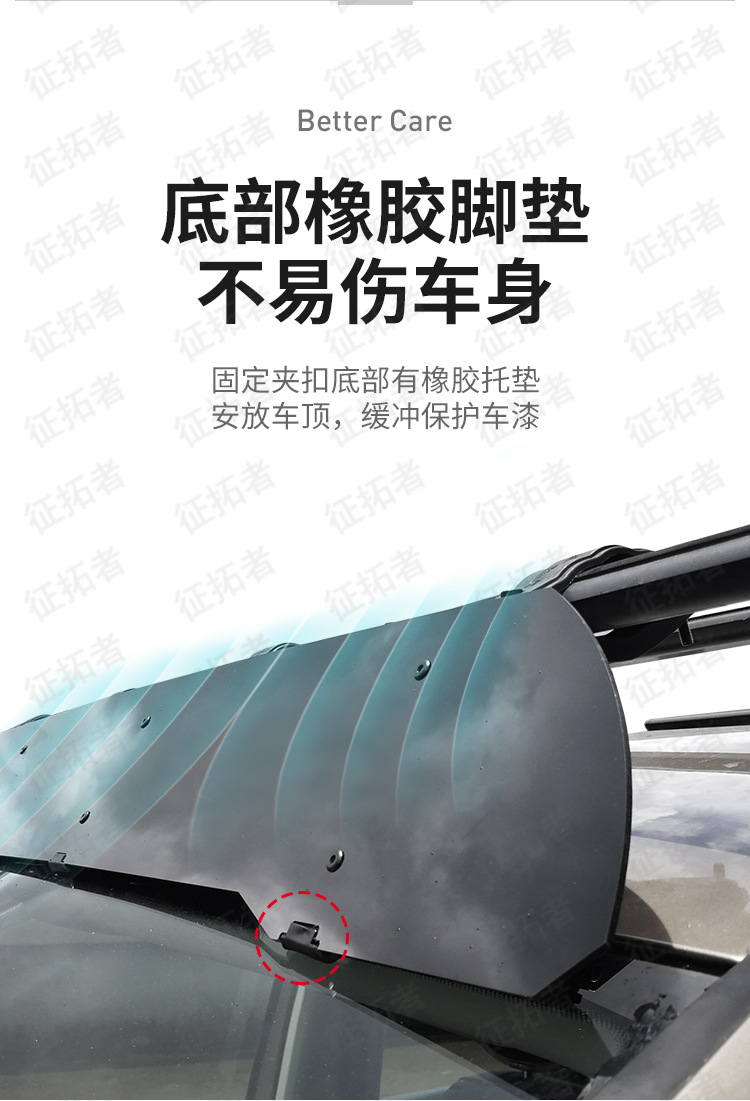 Suitable for Roof Spoiler, Car Deflector, Car Luggage Rack Frame, Roof Box Crossbar, Wind Deflector, Roof