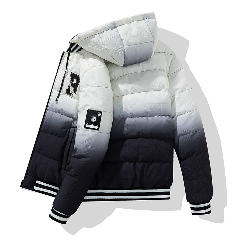 2023 nuevo abrigo de algodón hombre invierno joven engrosado algodón con capuzas tendencia casual abrigo de chaqueta suelta