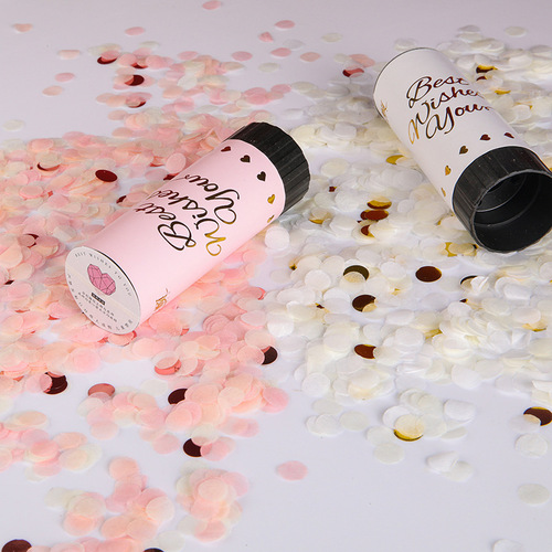 confetti fireworks party small salute wedding spring fireworks tube confetti hand twist 11cm spray tube