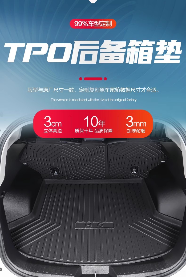 Haval Third Generation H6 National Trend Version Trunk Mat Car Decoration Supplies Accessories Collection Great Wall Harvard Trunk Mat