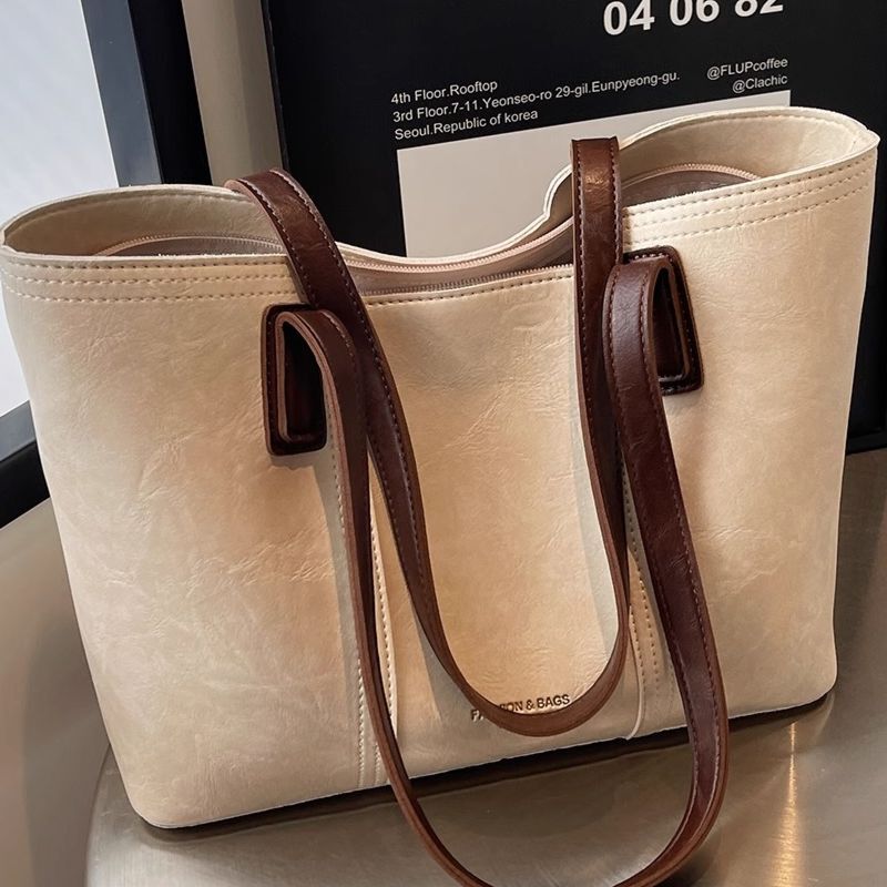 Large Capacity Women's Shoulder Bag 2025 New Fashion Work Commute Trendy Handbag Large Bag Trendy Tote Bag