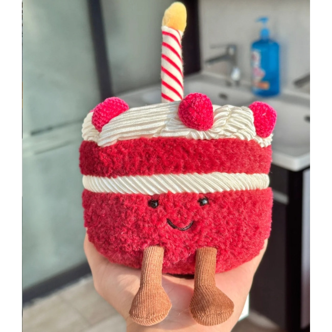 【新商品前売り】イギリスジェリーcat趣味赤ベルベットケーキシェリーケーキ人形プレゼント代発原|undefined