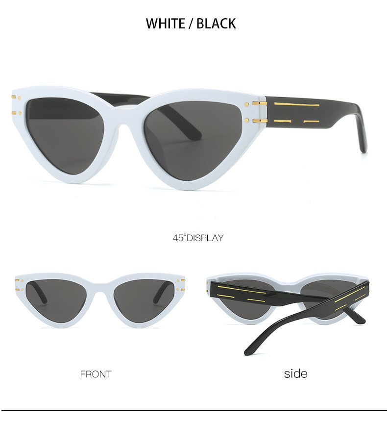 Women'S Gender Retro, Streetwear Style Retro Streetwear Leopard Ac UV400 Protection Cat Eye Full Frame Women's Sunglasses