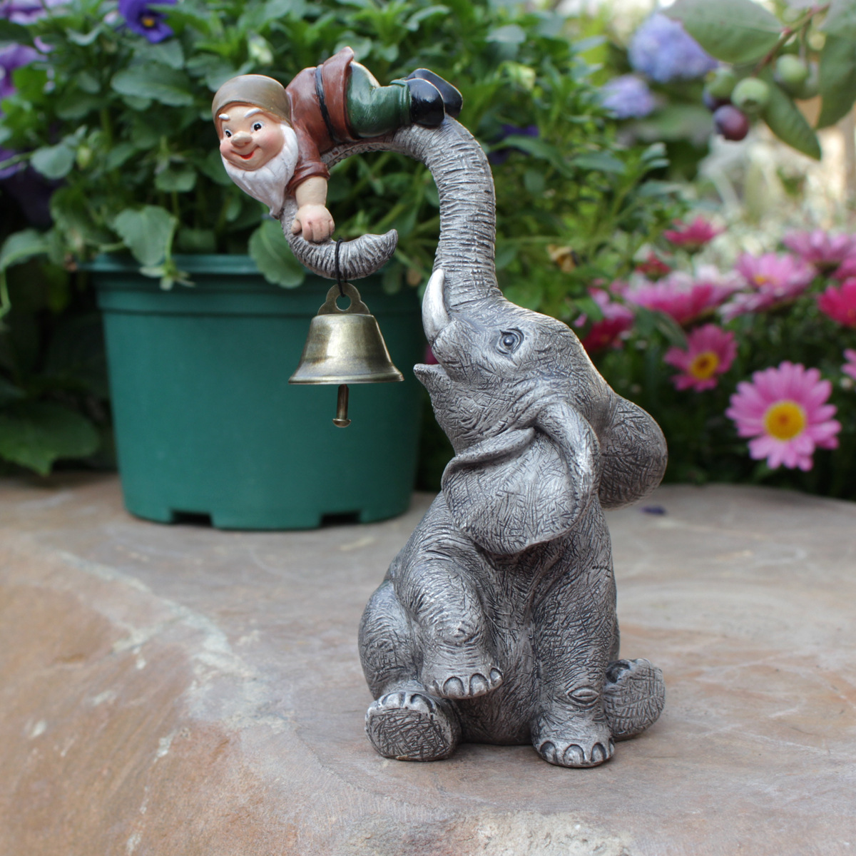  elephant hanging dwarf statue resin home decoration crafts home decoration ornaments  lot